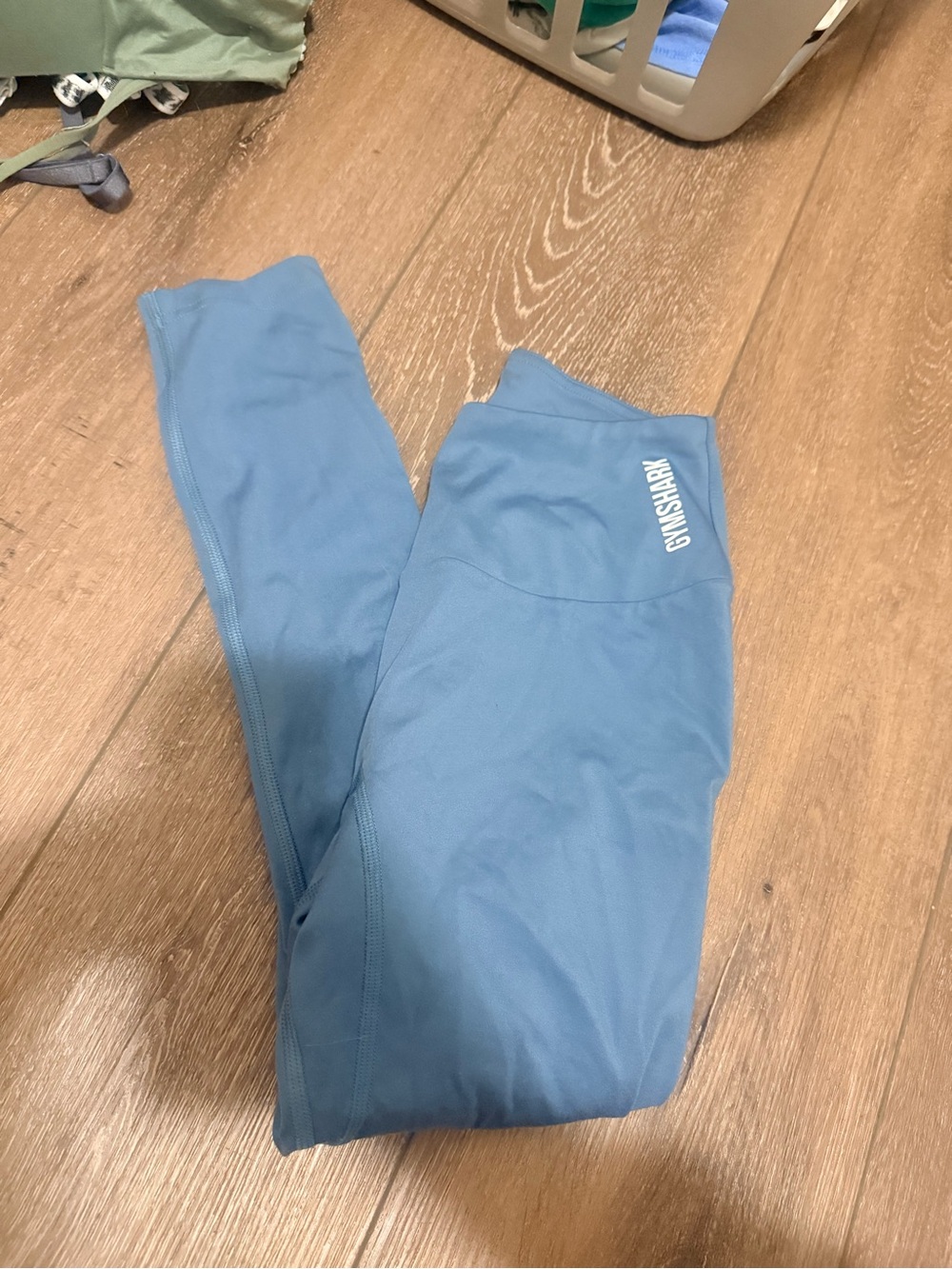 Gymshark Capri Dusty Blue High-Rise Leggings